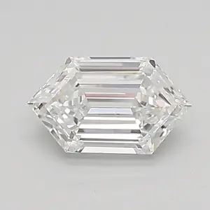 0.58ct D VVS2 Long Hexagon (IGI)