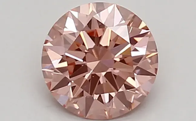 0.58ct FANCY VIVID  PINK VVS2 Round (IGI)