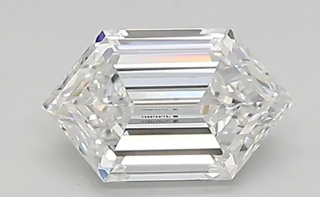 0.58ct E VVS2 Long Hexagon (IGI)