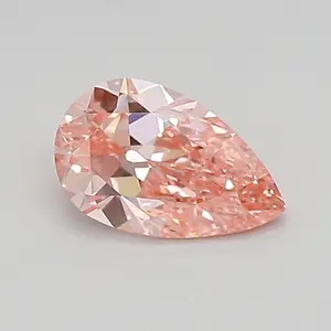 0.57ct FANCY VIVID  PINK VS1 Pear (IGI)