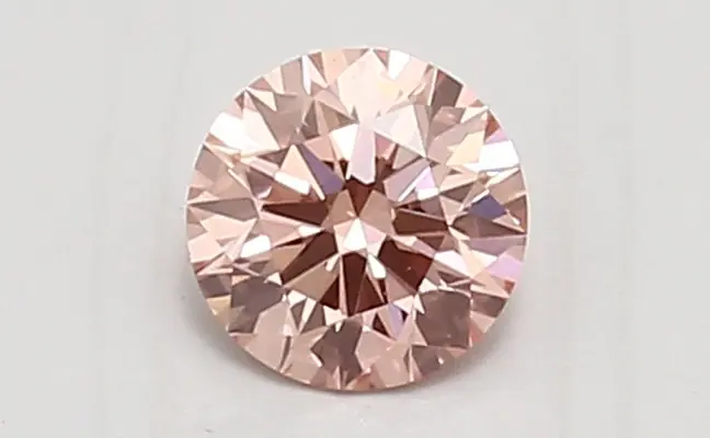 0.57ct FANCY VIVID  PINK VVS2 Round (IGI)