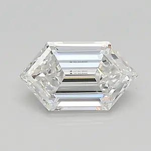 0.57ct D VVS2 Long Hexagon (IGI)