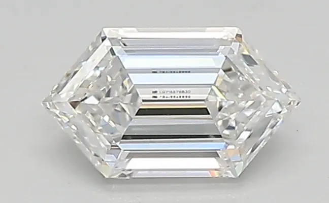 0.57ct D VVS2 Long Hexagon (IGI)