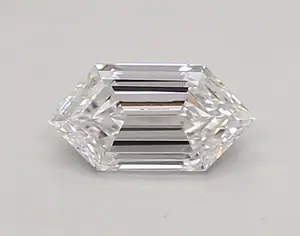 0.57ct D VS1 Long Hexagon (IGI)