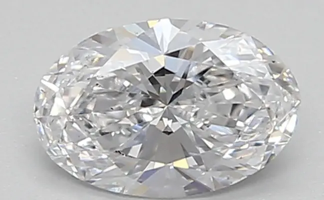 0.56ct D SI1 Oval (IGI)