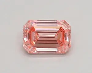 0.56ct FANCY VIVID  PINK VS1 Emerald (IGI)