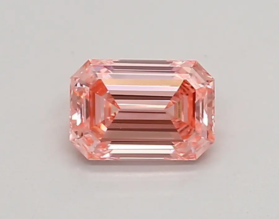 0.56ct FANCY VIVID  PINK VS1 Emerald (IGI)