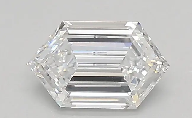 0.56ct D VS1 Long Hexagon (IGI)