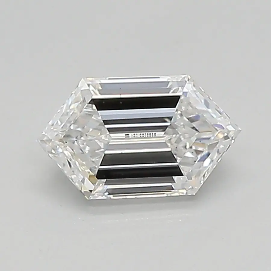 0.56ct D VS2 Long Hexagon (IGI)