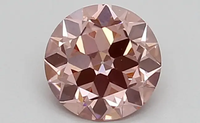 0.55ct FANCY VIVID  PINK VVS2 Euro Cut (IGI)