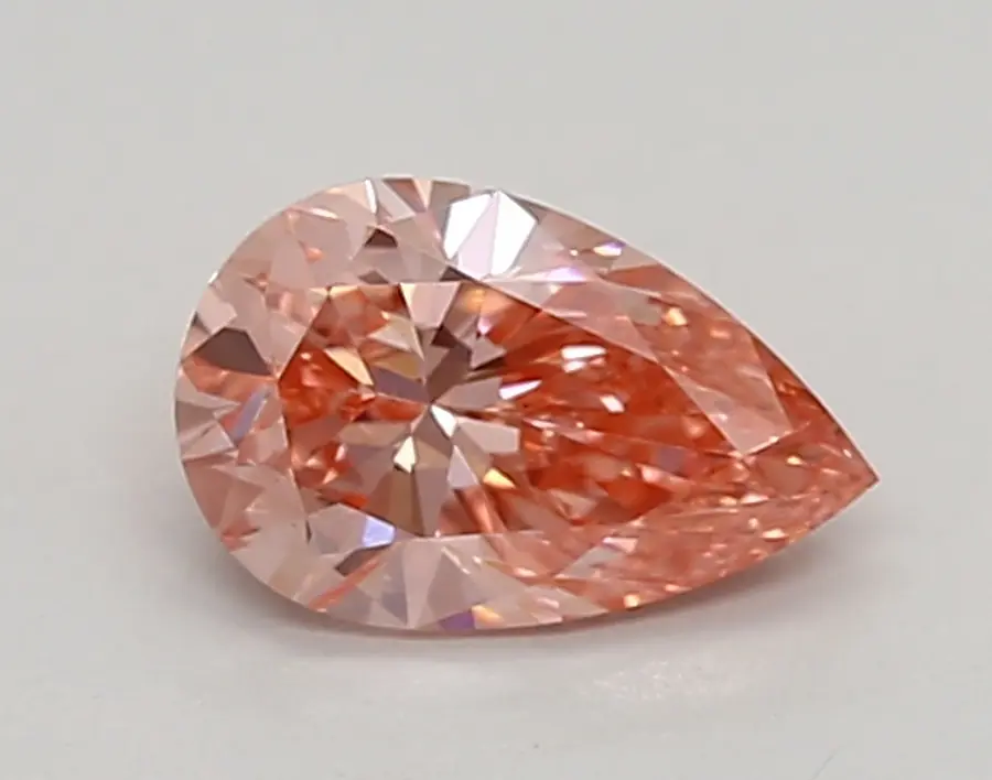 0.55ct FANCY VIVID  PINK VS1 Pear (IGI)