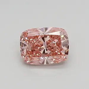 0.54ct FANCY VIVID  PINK VS2 Cushion (IGI)