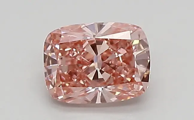 0.54ct FANCY VIVID  PINK VS2 Cushion (IGI)