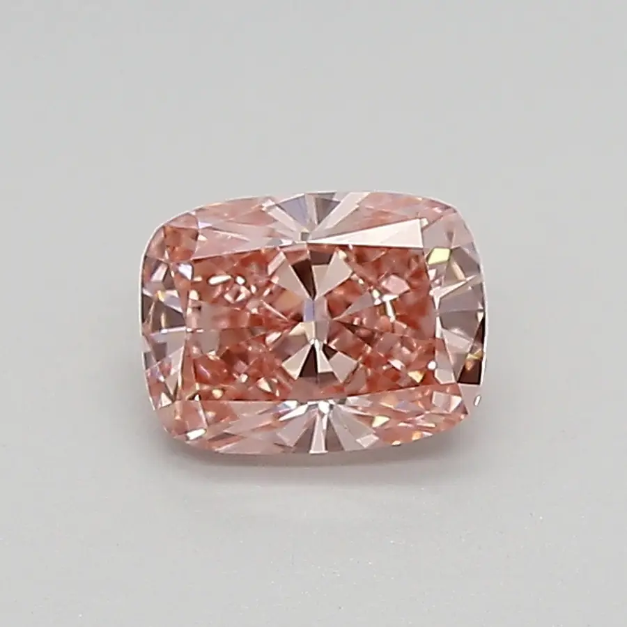 0.54ct FANCY VIVID  PINK VS2 Cushion (IGI)