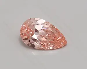 0.54ct FANCY VIVID  PINK VVS2 Pear (IGI)