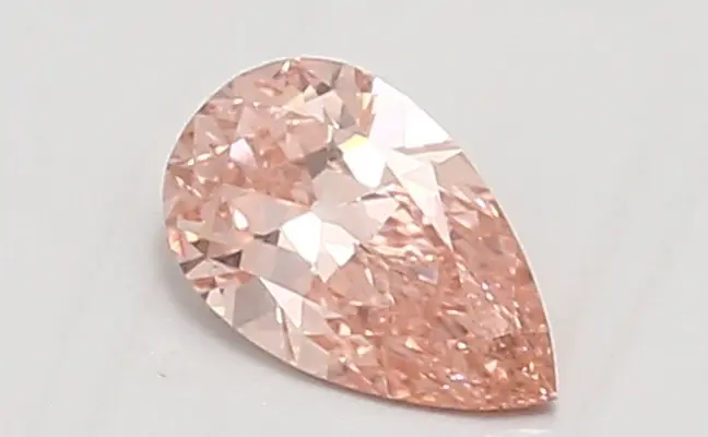 0.54ct FANCY VIVID  PINK VS1 Pear (IGI)