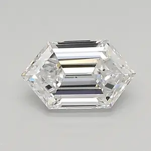 0.54ct D VVS2 Long Hexagon (IGI)