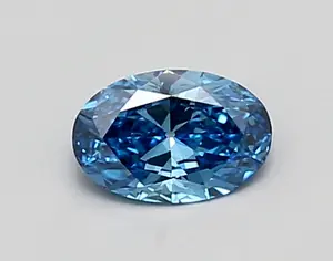 0.54ct FANCY VIVID  BLUE VS1 Oval (IGI)