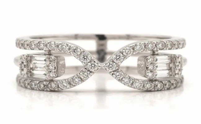 0.55 ct The Half-Carat Plus Natural Diamond Ring in Luminous White Gold