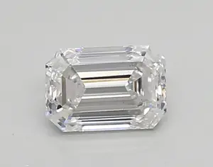 0.53ct D SI1 Emerald (IGI)