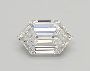 0.53ct F VS1 Long Hexagon (IGI)