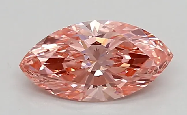 0.53ct FANCY VIVID  PINK VVS1 Marquise (IGI)