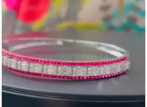 Over-Carat Dazzle 1.17 TCW Diamond Tennis Bracelet - Icy White Gold