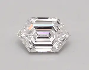 0.53ct D VVS1 Long Hexagon (IGI)