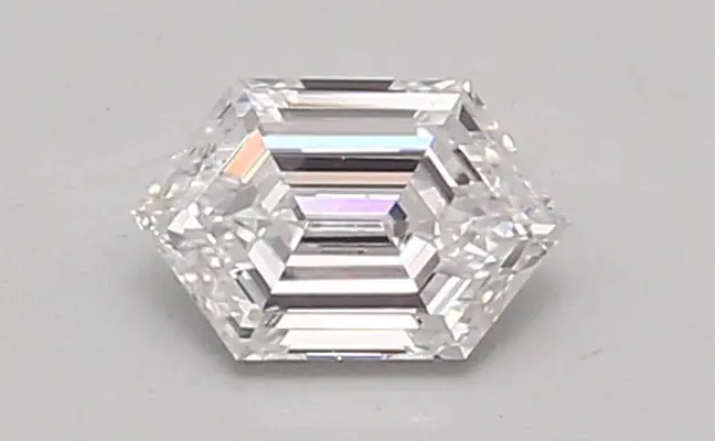 0.53ct D VVS1 Long Hexagon (IGI)