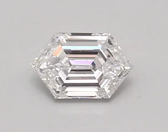0.53ct D VVS1 Long Hexagon (IGI)