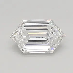 0.53ct D VVS1 Long Hexagon (IGI)