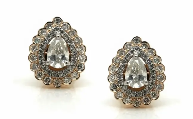 0.95 Carat Diamond Earrings Pristine White Gold Luxury