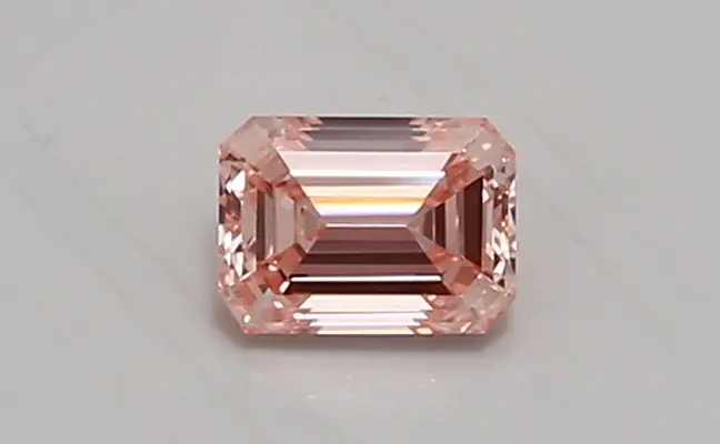 0.52ct FANCY VIVID  PINK VVS2 Emerald (IGI)