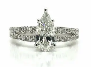 Modern Luxury 0.90 CT Natural Diamond Solitaire Ring