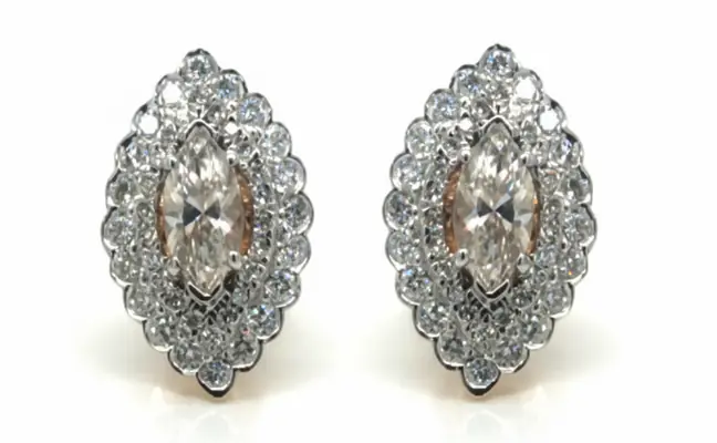 Heirloom Brilliance  1.21 Carat Diamond Earrings - Pristine White Gold Luxury