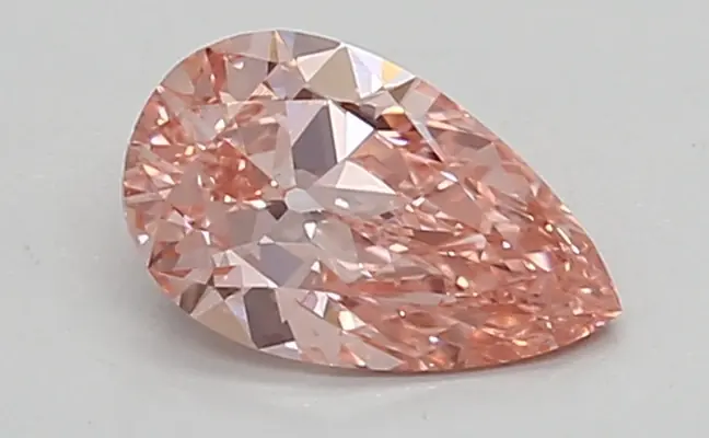 0.52ct FANCY VIVID  PINK VS1 Pear (IGI)