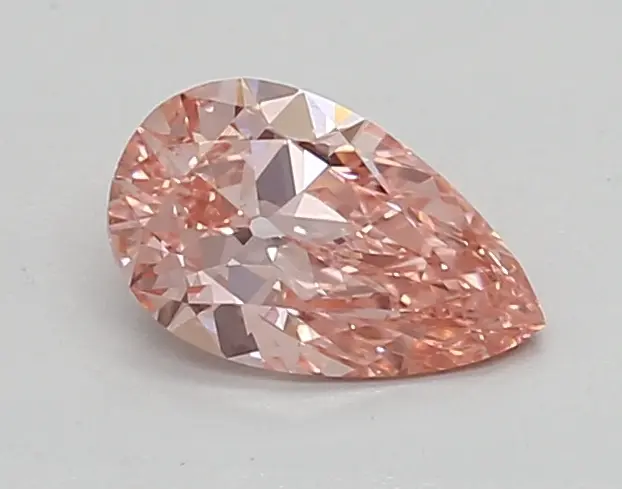 0.52ct FANCY VIVID  PINK VS1 Pear (IGI)
