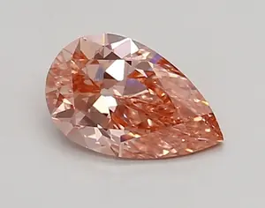 0.52ct FANCY VIVID  PINK VS1 Pear (IGI)