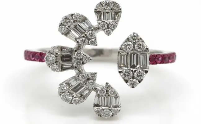 0.46 CT Authentic Diamond Ring - Sleek White Gold