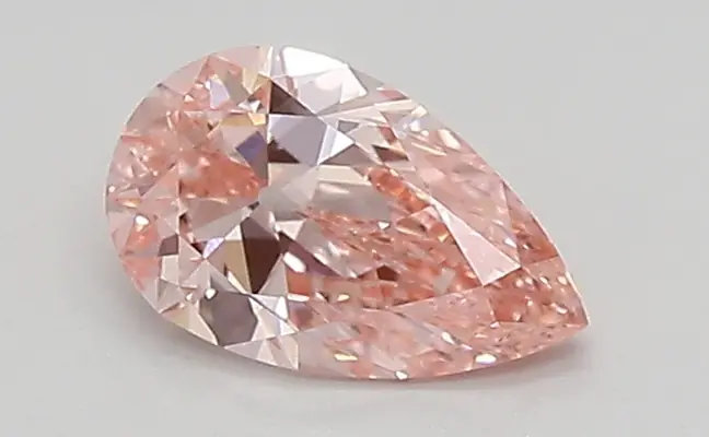 0.51ct FANCY VIVID  PINK VS2 Pear (IGI)
