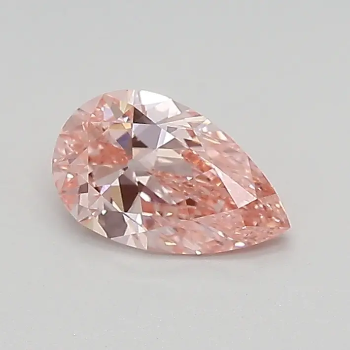 0.51ct FANCY VIVID  PINK VS2 Pear (IGI)