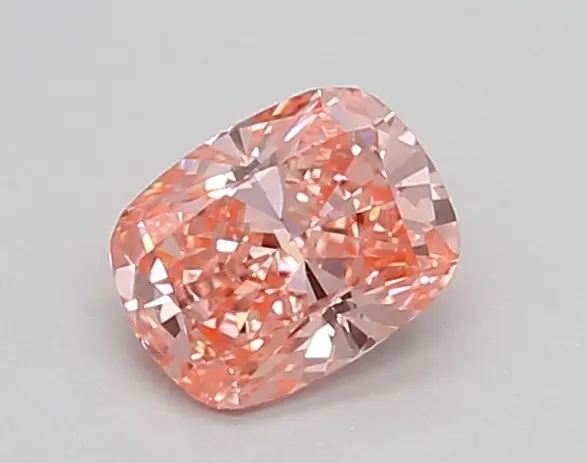0.51ct FANCY VIVID  PINK VVS2 Cushion (IGI)