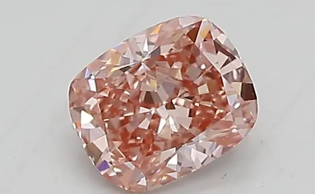 0.50ct FANCY VIVID  PINK VS1 Cushion (IGI)