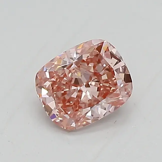 0.50ct FANCY VIVID  PINK VS1 Cushion (IGI)