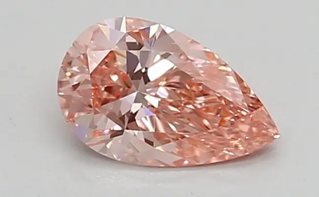 0.50ct FANCY VIVID  PINK VS1 Pear (IGI)