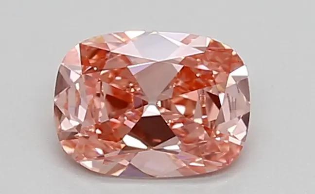 0.47ct FANCY VIVID  PINK VS1 Cushion Old Miner (IGI)