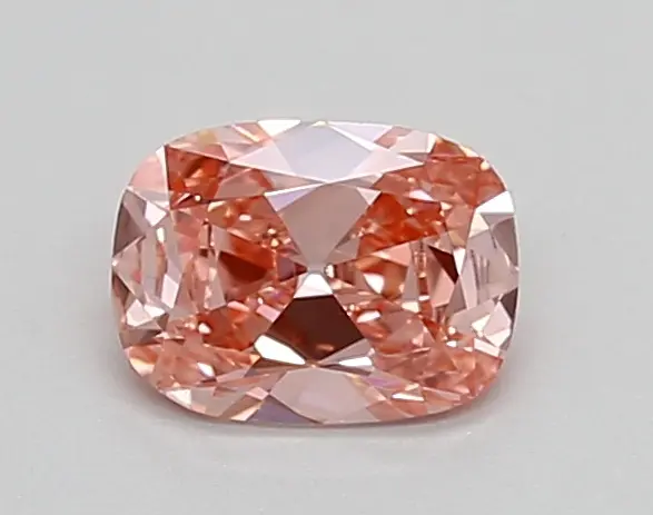 0.47ct FANCY VIVID  PINK VS1 Cushion Old Miner (IGI)