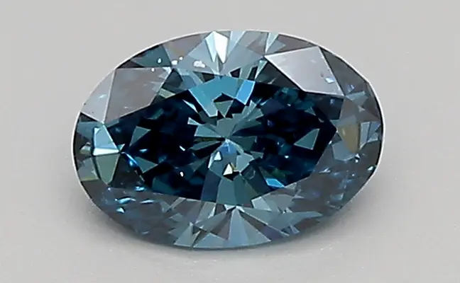 0.46ct FANCY VIVID  BLUE VVS2 Oval (IGI)