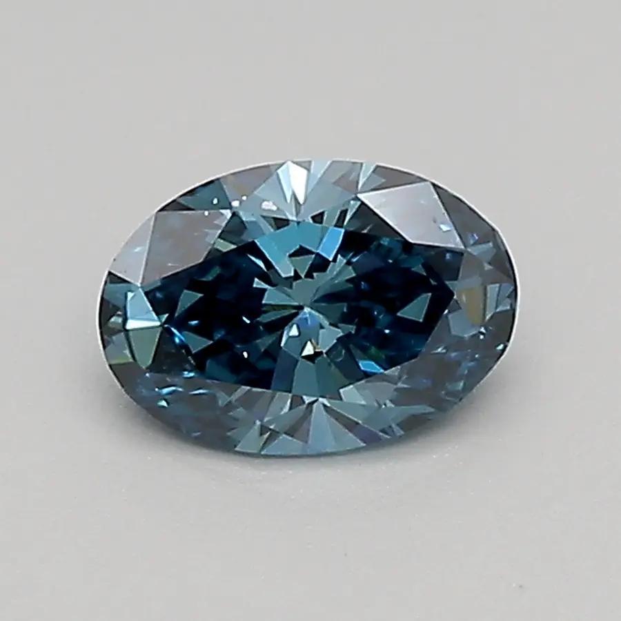 0.46ct FANCY VIVID  BLUE VVS2 Oval (IGI)