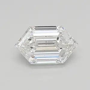 0.46ct D VS2 Long Hexagon (IGI)